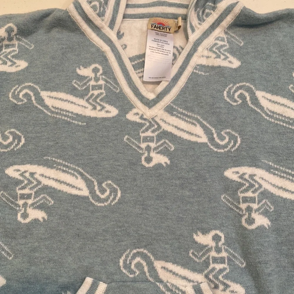 Fatherly Kids Short Sleeved Hooded Cotton Poncho and Swim Suit Cover-Up - Picture 2 of 3